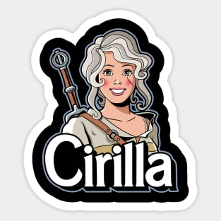 Cirilla Sticker